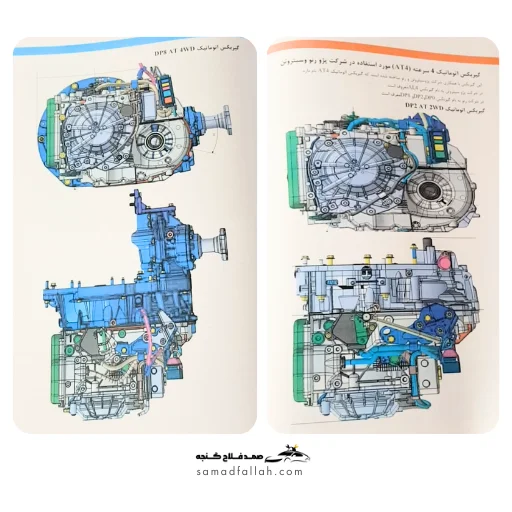 نمونه صفحات ابتدایی کتاب آموزش گیربکس اتوماتیک al4