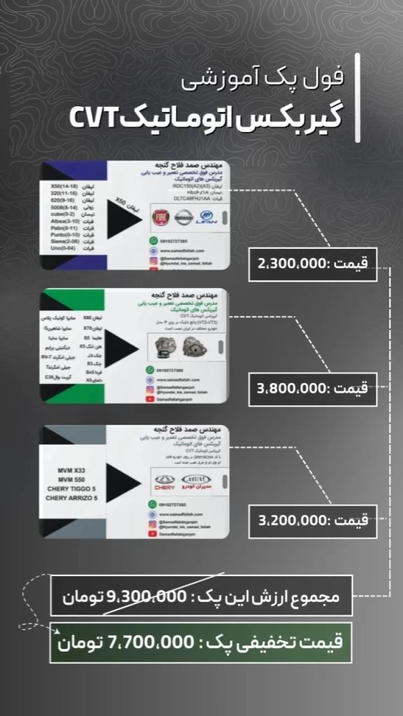 آموزش گیربکس CVT